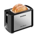 Ver imagem 1 de Torradeira Elétrica Mondial Smart Toast com Desligamento Automático 800w Preto/inox 127v - T-13