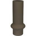 Ver imagem 1 de Vaso Decorativo Enfeite Casa Redondo Home&co Cerâmica 30x11x11cm Cinza