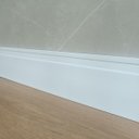 Ver mais imagens de Rodape 10cm Poliestireno Frisado Branco - 2,4 Metros