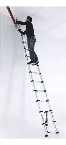 Escada Alumínio Telescópica V Multifuncional 5m 16 Degraus - 5