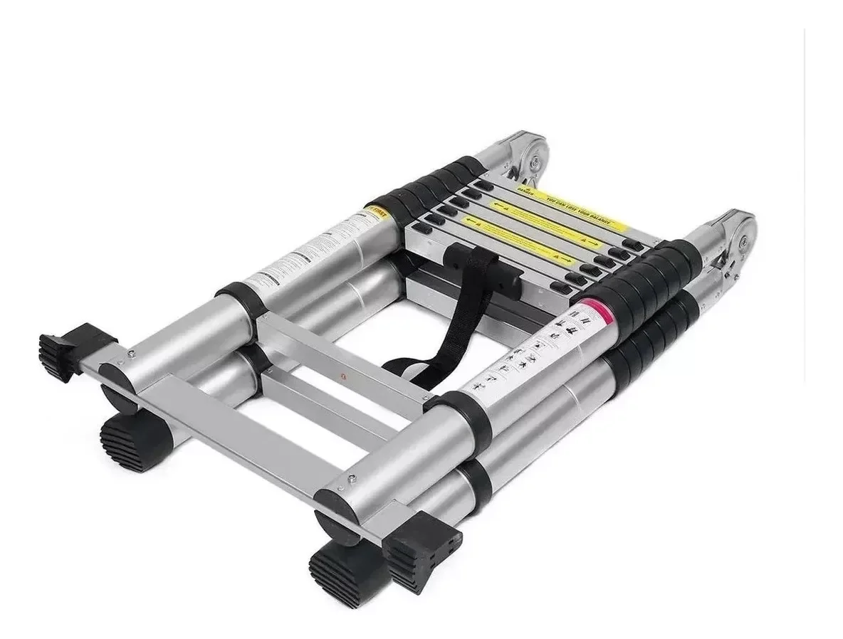 Escada Alumínio Telescópica V Multifuncional 5m 16 Degraus - 4