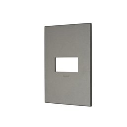 Placa Arteor 1p 4x2cm Magnesium - Pial Legrand - 1