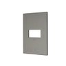 Placa Arteor 1p 4x2cm Magnesium - Pial Legrand - 1
