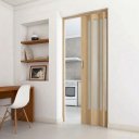 Ver imagem 3 de Porta Sanfonada de PVC Translucido 210cm x 60cm Plastporta Bcf Marrom/Castanho com