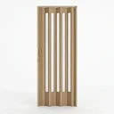 Ver imagem 1 de Porta Sanfonada de PVC Translucido 210cm x 60cm Plastporta Bcf Marrom/Castanho com