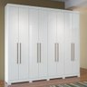 Guarda Roupa Casal 8 Portas 4 Gavetas Master Vip com Pés - 2