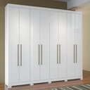 Ver imagem 1 de Guarda Roupa Casal 8 Portas 4 Gavetas Master Vip com Pés