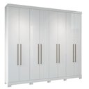 Ver imagem 4 de Guarda Roupa Casal 8 Portas 4 Gavetas Master Vip com Pés
