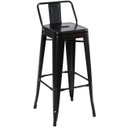 Ver imagem 5 de Kit com 2 Banquetas Alta Iron Tolix com Encosto - Preto
