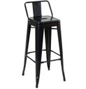 Ver imagem 6 de Kit com 2 Banquetas Alta Iron Tolix com Encosto - Preto