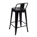 Ver imagem 5 de Kit com 2 Banquetas Alta Iron Tolix com Encosto - Preto
