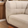 Sofá 2 Lug Peonia Living Base Madeira Compose Confortavel - 7