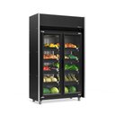 Ver imagem 2 de Refrigerador Expositor Vertical 820 Litros Preto 220V Gelopar GEAS-2P LB
