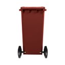 Ver imagem 2 de Lixeira 120 Litros Roda de 200mm - Lar Plásticos - Marrom