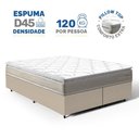 Ver imagem 3 de Cama Box com Colchão de Espuma D45 Pillow Top Ortopédico Domo Queen 158cm