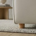 Ver mais imagens de Sofá Modular 2 Lugares Block 148 cm Pes Madeira Courino Tcs 725 Moll