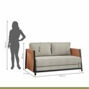 Ver imagem 6 de Sofá Cama 2 Lugares M-08