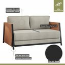 Ver imagem 2 de Sofá Cama 2 Lugares M-08