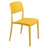 Cadeira Tramontina Serena Amarela Empilhável em Polipropileno com Proteção Antimicrobiana - 1