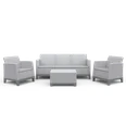 Ver imagem 3 de Conjunto de Poltronas 5 Lugares Scandi Forma Cinza Seixo Keter