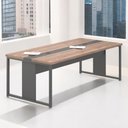 Ver imagem 1 de Mesa para Sala de Reunião 4 Lugares Lazio Noce Preto