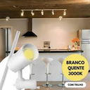 Ver imagem 2 de Kit Spot de Trilho 10w Completo Branco Luz Quente