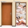 Adesivo Decorativo Porta Depilação com Cera Estética Clínica - 2