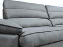 Ver imagem 5 de Sofá Niko 2,50m com Molas Retrátil Reclinável Velosuede - Netsofas - Cinza