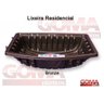 Lixeira Residencia Bronze Grade Goma - 1