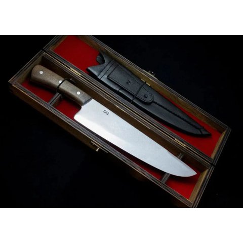 Faca Picanheira Prime Sg Inox 3mm | com Caixa de Madeira:8''