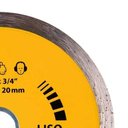 Ver imagem 2 de Disco Diamantado Liso para Corte 110mm 20mm com Bucha 16mm Collins