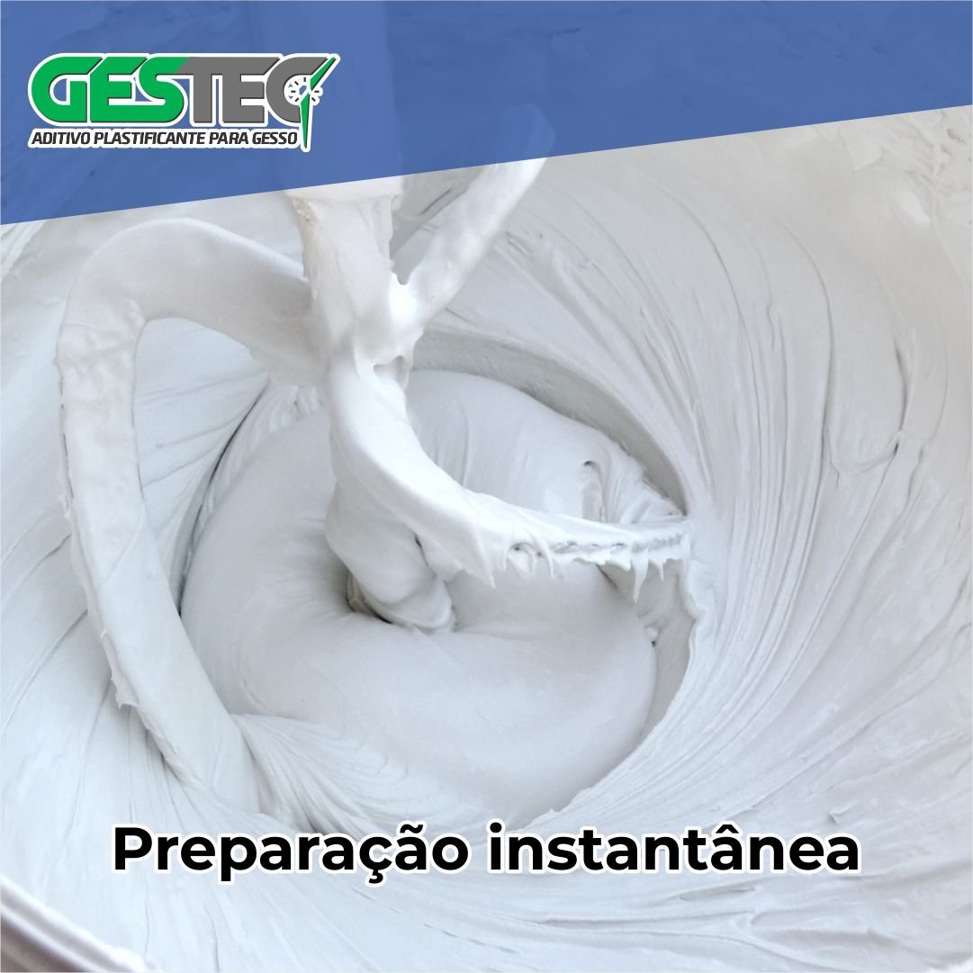 Gestec 90 Aditivo Plastificante para Gesso 5kg - 3