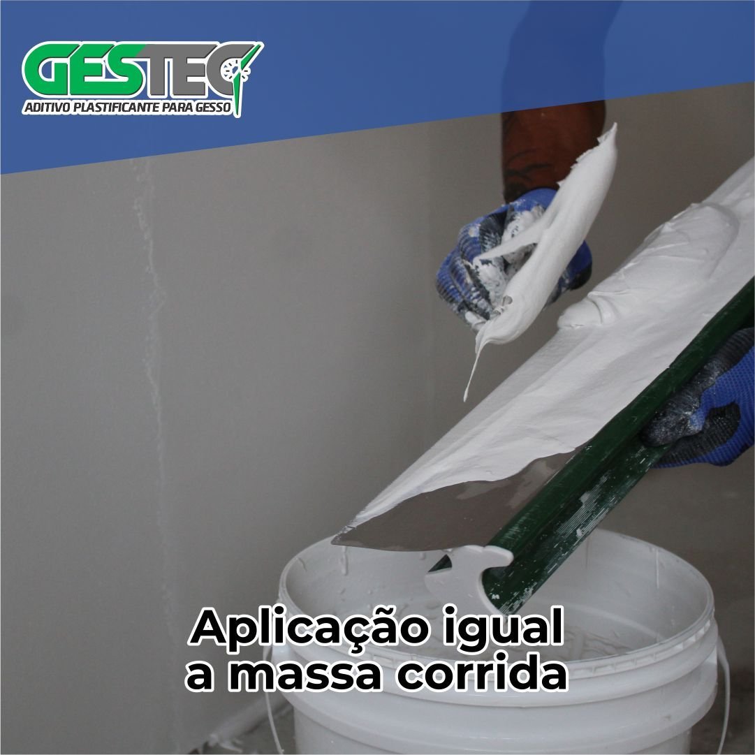 Gestec 90 Aditivo Plastificante para Gesso 5kg - 4