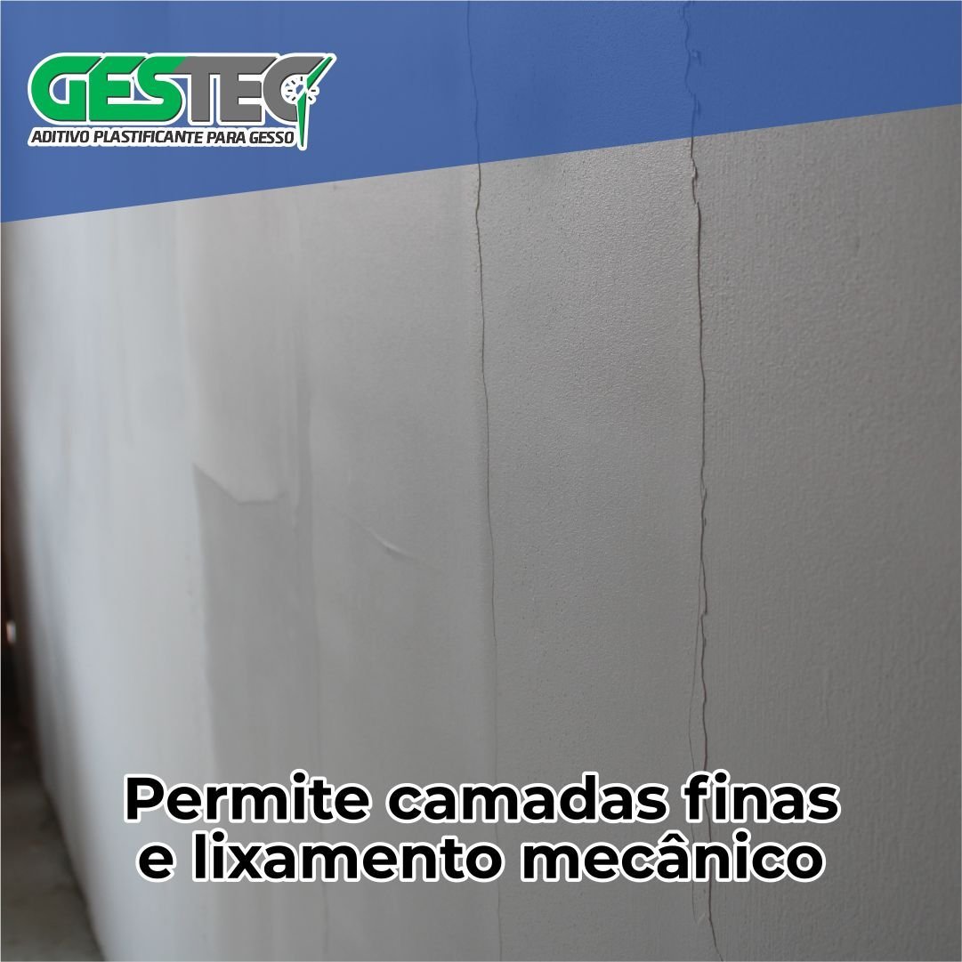 Gestec 90 Aditivo Plastificante para Gesso 5kg - 5