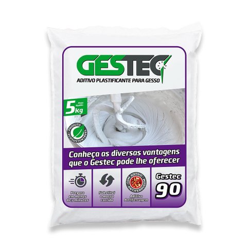 Gestec 90 Aditivo Plastificante para Gesso 5kg