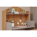 Ver imagem 3 de MESA INFANTIL CASINHA C/ BANCO E REGULAGEM DE ALTURA 100% MDF FENDI/NATURE