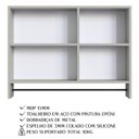 Ver imagem 4 de Conjunto Armario e Gabinete com Cuba 60cm Mel Arenas Proddy