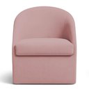 Ver imagem 3 de Cadeira Poltrona Decorativa Clara Veludo Rosê Dal Poz Estofados