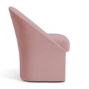 Ver imagem 4 de Cadeira Poltrona Decorativa Clara Veludo Rosê Dal Poz Estofados