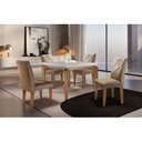 Ver imagem 1 de Conjunto Mesa 120cm Canto Reto Dublin e 4 Cadeiras Irlanda