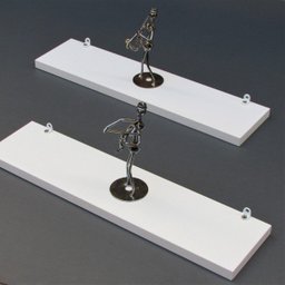 Prateleira MDF 60 x 20 cm Kit 3 Peças Eví Decor - 3