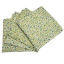 Ver imagem 1 de Kit 4 Guardanapos de Tecido Floradinha Cerrado Verde 39cmx39cm