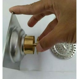 Ralo Inox 10x10 Banheiro Lavabo Anti Odor Anti Inseto Casa Cozinha Quintal Lavanderia Higienico Resi - 6