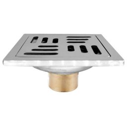 Ralo Inox 10x10 Banheiro Lavabo Anti Odor Anti Inseto Casa Cozinha Quintal Lavanderia Higienico Resi - 4