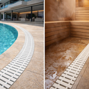Ver imagem 2 de Ralo Flexível Plástico Kit 1 Metro Antiderrapante Branco Piscinas Curvas