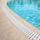 Ver imagem 1 de Ralo Flexível Plástico Kit 1 Metro Antiderrapante Branco Piscinas Curvas