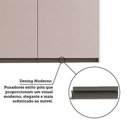 Ver imagem 7 de Armário Aéreo Modulado Essenza 2 Portas de Bater MDP e MDF Branco e Bege Luciane Móveis