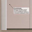 Ver mais imagens de Armário Aéreo Modulado Essenza 2 Portas de Bater MDP e MDF Branco e Bege Luciane Móveis