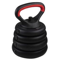 Kit Halteres 6 em 1 Peso Musculação Até 50kg Ajustável Preto - 6