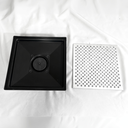 Ver imagem 5 de Ralo 30x30 Alumínio Perfurado Saída de 100mm Anti Cheiro